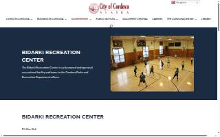 Bidarki Rec Center website