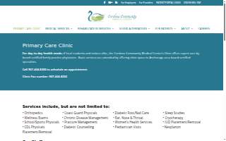 Cordova Medical Clinic website