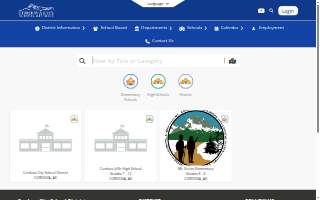 Cordova Schools District Office website