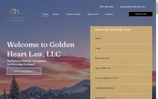 Golden Heart Law, LLC of Cordova website