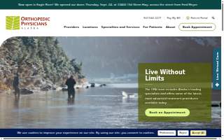 OPA Wasilla–Orthopedic Physicians Alaska website