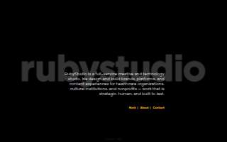 Ruby Studio website