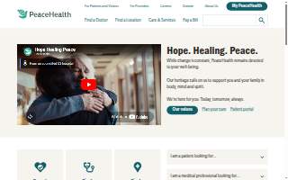 PeaceHealth Obstetrics and Gynecology at Prince of Wales Clinic website
