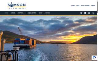 Samson Tug & Barge website