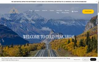Cold Peak Legal website