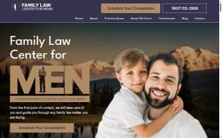Family Law Center for Men of Crooked Creek website
