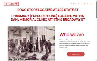 The Pillbox Drug Co website