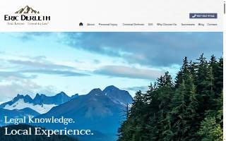 Eric Derleth Trial Lawyer of Delta Junction website