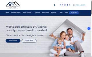 Mortgage Brokers of Alaska website