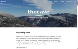 The Cave website