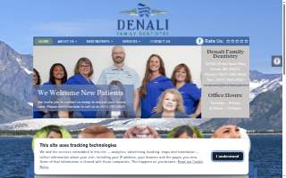 Denali Family Dentistry website