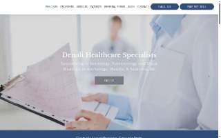 Denali Healthcare Specialists website