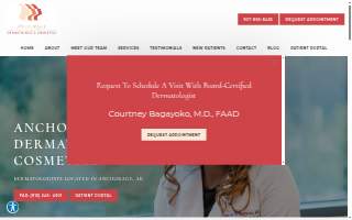 Anchorage Dermatology & Cosmetics of Cooper Landing website