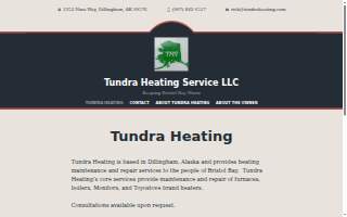 Tundra Heating Service LLC website