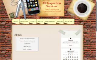 AK Home Inspection Services LLC website