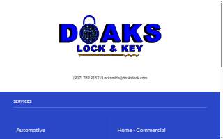 Doak's Lock & Key website