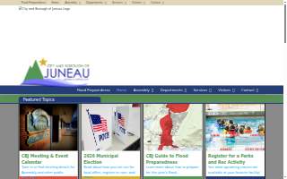 Juneau Parks Maintenance website