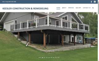 Keesler Construction & Remodeling website