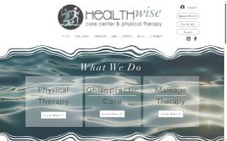 Healthwise Care Center & Physical Therapy website
