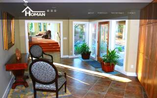 Homan Inc. General Contractor website