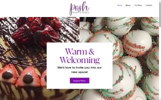 Posh Eatery & Events website