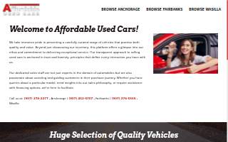 Affordable Used Cars of Eagle River website