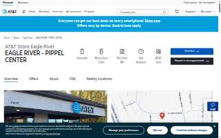 AT&T Store of Eagle River website