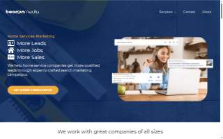 Beacon Media + Marketing website