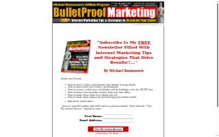 Bulletproof Marketing website