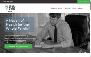 Center For Natural Medicine website