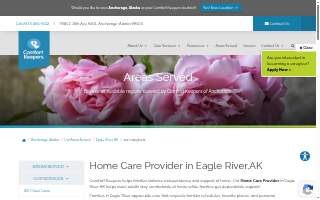 Comfort Keepers Home Care of Eagle River website