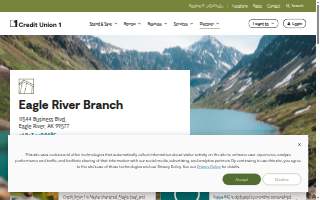 Credit Union 1 - Eagle River Branch website