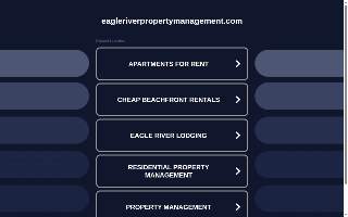 Eagle River Property Management website