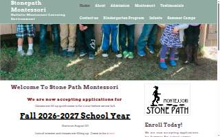 Stonepath Montessori website