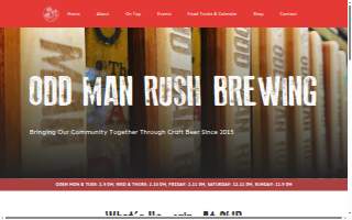 Odd Man Rush Brewing of Eek website