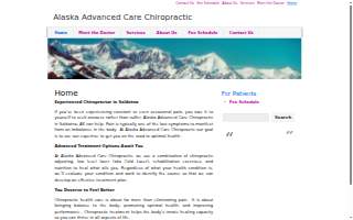 Alaska Advanced Care Chiropractic of Egegik website