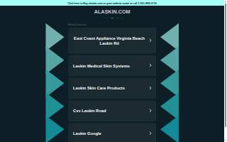 AlaSkin Dermatology website