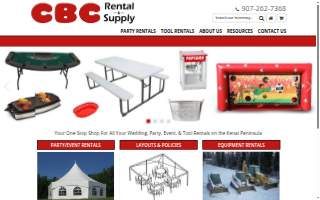 CBC Rental & Supply LLC website