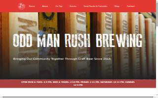 Odd Man Rush Brewing of Elmendorf Afb website