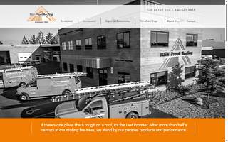 Rain Proof Roofing website