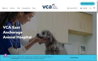 VCA East Anchorage Animal Hospital of Elmendorf Afb website