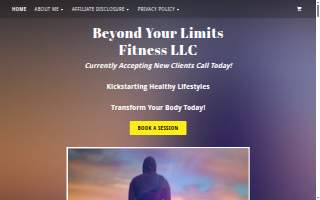 Beyond Your Limits Fitness of Anvik website