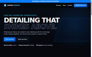 Dimond Premium Detailing website