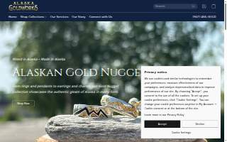 Alaska Goldworks LLC of Ester website