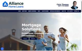 Alliance Home Loans - Chris Thomas NMLS 1970848 of Ester website