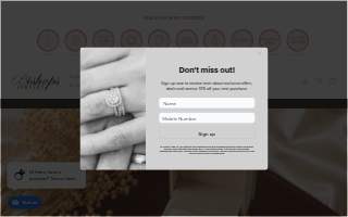 Bishops Jewelry Gallery website