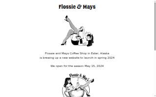 Flossie and Mays Coffee Shop website
