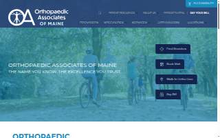 Orthopedic and Sports Medicine Clinic of Fairbanks website