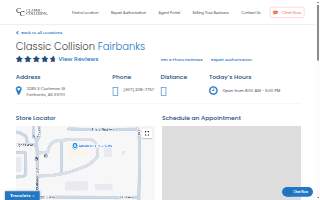 Classic Collision of Fairbanks website