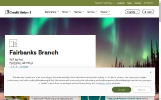 Credit Union 1 - Fairbanks Branch website